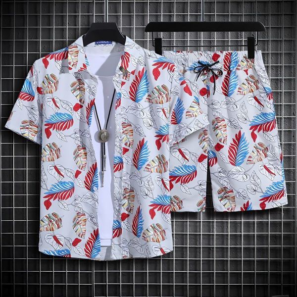 men's tracksuits shirts shorts summer fashion sets s flower color summer print causal short sleeve two pieces casual suit men 230421, Gray
men's tracksuits shirts shorts summer fashion sets s flower color summer print causal short sleeve two pieces casual suit men 230421, Gray