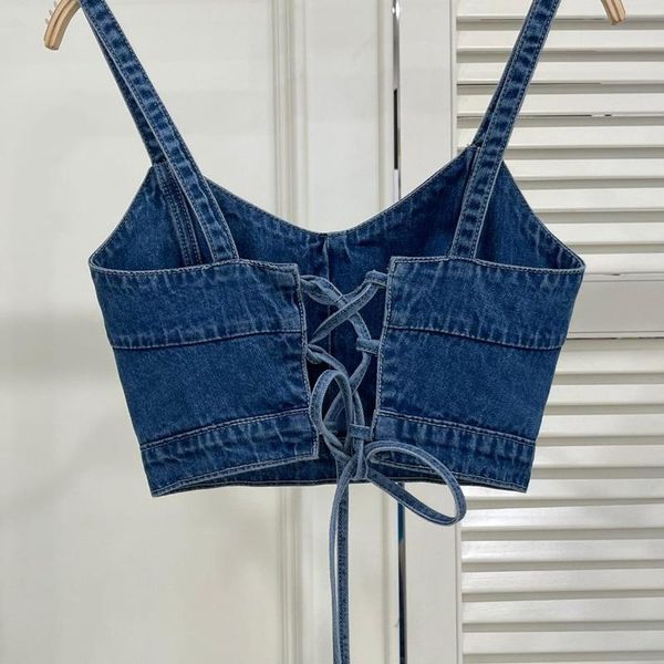 t-shirt korean chic summer retro denim camisole casual bandage tank crop fashion y2k corset spaghetti strap streetwear, White
t-shirt korean chic summer retro denim camisole casual bandage tank crop fashion y2k corset spaghetti strap streetwear, White