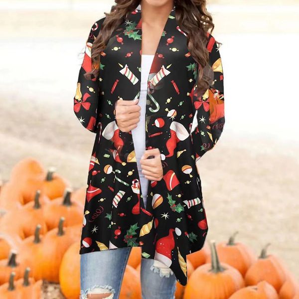 polos 2021 european and american women's 2021 halloween printed long sleeve knit cardigan christmas cardigan, White
polos 2021 european and american women's 2021 halloween printed long sleeve knit cardigan christmas cardigan, White
