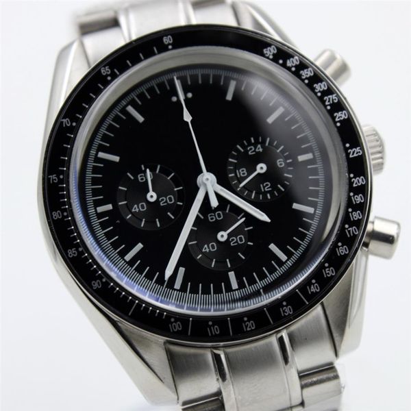 master quartz chronograph function mens watch speed moon watches stainless steel flod clasp mens wristwatches258z, Slivery;brown
master quartz chronograph function mens watch speed moon watches stainless steel flod clasp mens wristwatches258z, Slivery;brown