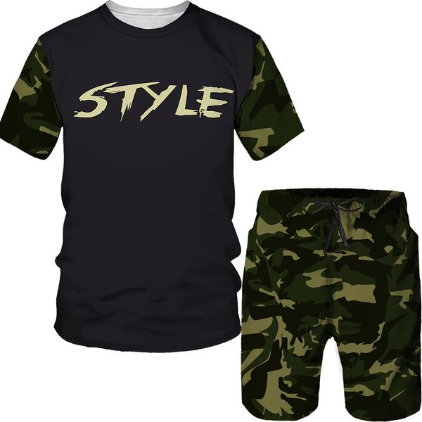 men s tracksuits summer 3d print camouflag set suit casual mens tracksuit 2 piece oversized sportswear man tshirt beach shorts outfits cloth, Gray
men s tracksuits summer 3d print camouflag set suit casual mens tracksuit 2 piece oversized sportswear man tshirt beach shorts outfits cloth, Gray