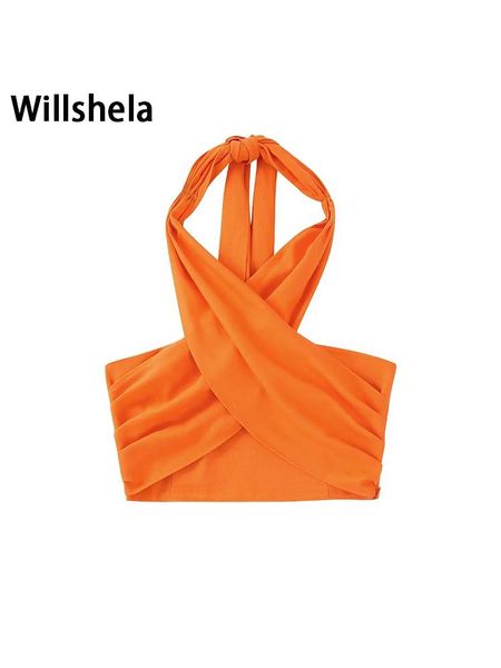 t-shirt willshela women fashion solid bandage backless side zipper camisole vintage halter neck female chic lady crop top, White
t-shirt willshela women fashion solid bandage backless side zipper camisole vintage halter neck female chic lady crop top, White