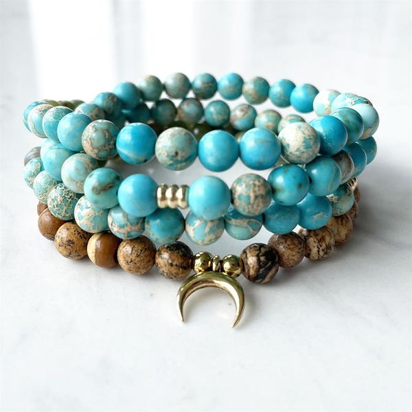 mg1408 6 mm picture jasper 108 mala bracelet new design women's regalite jasper bracelet gemstone energy bracelet241w, Black
mg1408 6 mm picture jasper 108 mala bracelet new design women's regalite jasper bracelet gemstone energy bracelet241w, Black
