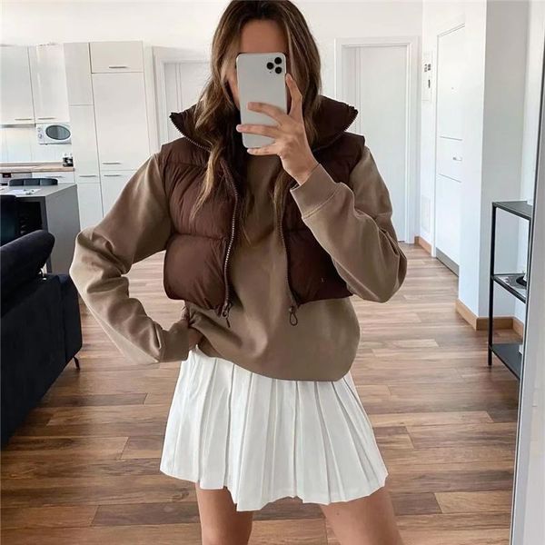 vests fashion parkas jackets women luxury coats winter 2022 sleeveless puffer vests female clothing elegant ladies bodywarmer, Black;white
vests fashion parkas jackets women luxury coats winter 2022 sleeveless puffer vests female clothing elegant ladies bodywarmer, Black;white