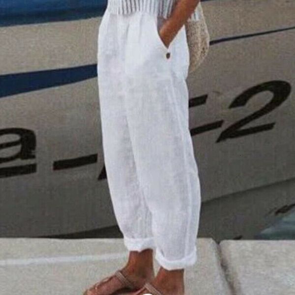 women's pants capris women harem pants summer casual vintage cotton linen pants elastic waist wide leg retro loose pockets female mom t, Black;white
women's pants capris women harem pants summer casual vintage cotton linen pants elastic waist wide leg retro loose pockets female mom t, Black;white