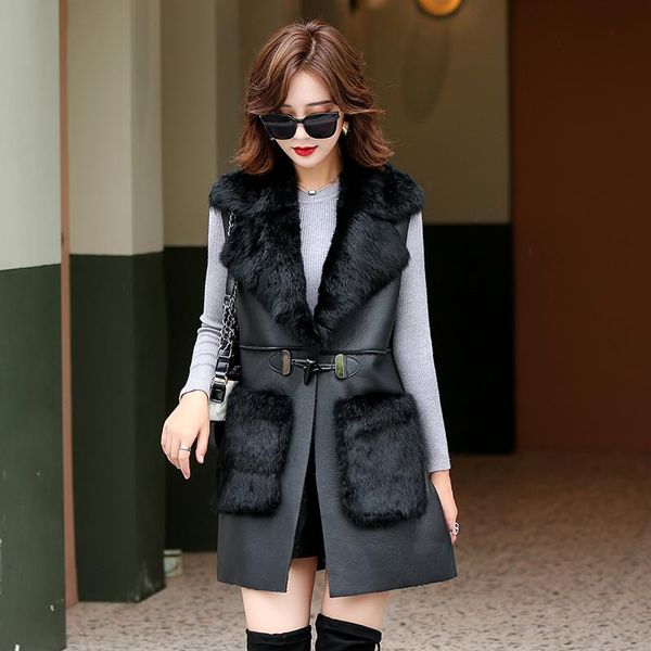 vests fashion winter vest coat women pocket warm tank long oversized big pockets horn button fur vests female women feminina, Black;white
vests fashion winter vest coat women pocket warm tank long oversized big pockets horn button fur vests female women feminina, Black;white