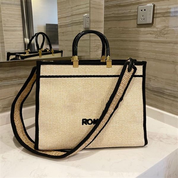 woman brand shopping bag summer new straw tote bags fashion shoulder bag serial number green date code end271t
woman brand shopping bag summer new straw tote bags fashion shoulder bag serial number green date code end271t