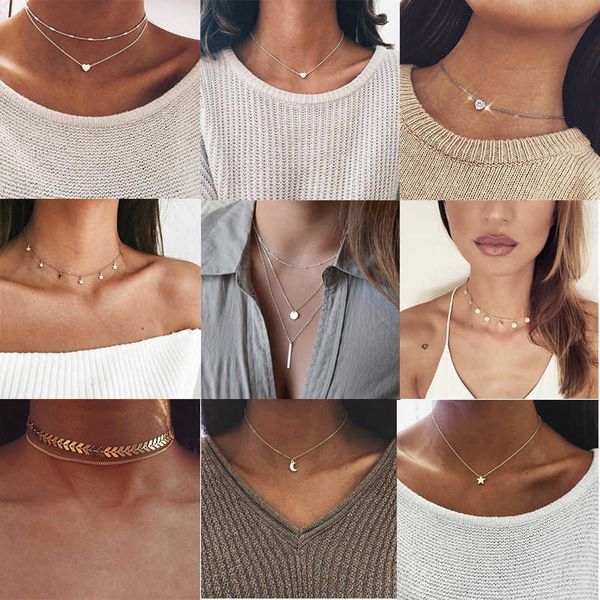 pendant necklaces bohemian moon star crystal heart choker necklace for women necklace pendant on neck chocker necklace jewelry gift w0421, Silver
pendant necklaces bohemian moon star crystal heart choker necklace for women necklace pendant on neck chocker necklace jewelry gift w0421, Silver