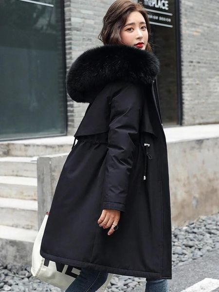 leather 2022 new winter jacket women cotton coat female thick warm casual parka winter clothes big fur parkas hooded overcoat mujer, Black
leather 2022 new winter jacket women cotton coat female thick warm casual parka winter clothes big fur parkas hooded overcoat mujer, Black