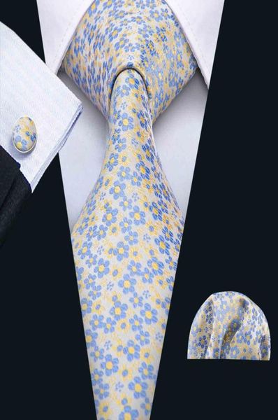 mens tie light gray with yellow and blue flowers small fresh hankerchief cufflinks set silk meeting business casual party necktie 9071997, Black;blue
mens tie light gray with yellow and blue flowers small fresh hankerchief cufflinks set silk meeting business casual party necktie 9071997, Black;blue