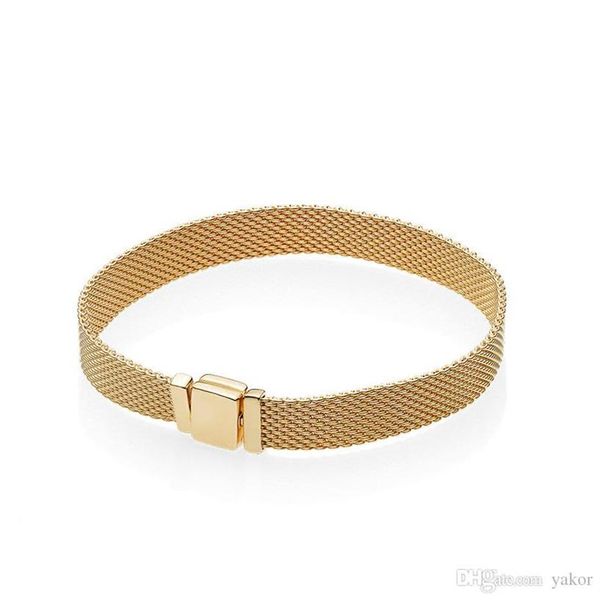 18k yellow gold new reflexions mens bracelet original box set for pandora 925 silver women gift bracelets282r, Golden;silver
18k yellow gold new reflexions mens bracelet original box set for pandora 925 silver women gift bracelets282r, Golden;silver