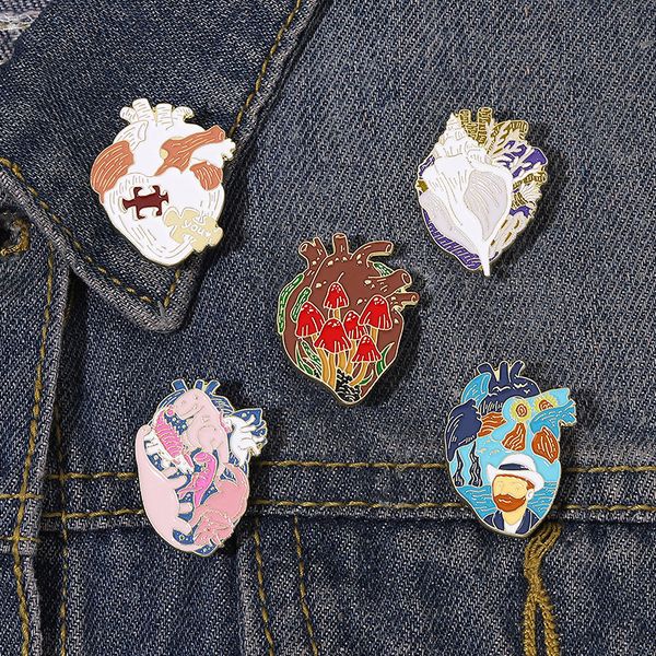 van gogh oil painting series brooch heart organ combination creative fashion decoration bag clothing metal emblem cute anime movies games ha, Blue
van gogh oil painting series brooch heart organ combination creative fashion decoration bag clothing metal emblem cute anime movies games ha, Blue