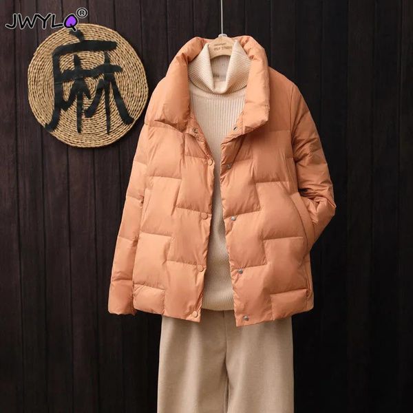 leather solid color stand collar singlebreasted cottonpadded jacket korean loose soft streetwear women clothing simple warm short coat, Black
leather solid color stand collar singlebreasted cottonpadded jacket korean loose soft streetwear women clothing simple warm short coat, Black
