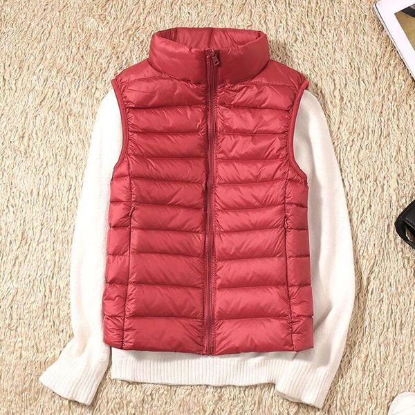 parkas women sleeveless down vest 2020 autumn winter women's ultra light 90% white duck down vest slim jacket windproof warm waistcoat, Black
parkas women sleeveless down vest 2020 autumn winter women's ultra light 90% white duck down vest slim jacket windproof warm waistcoat, Black