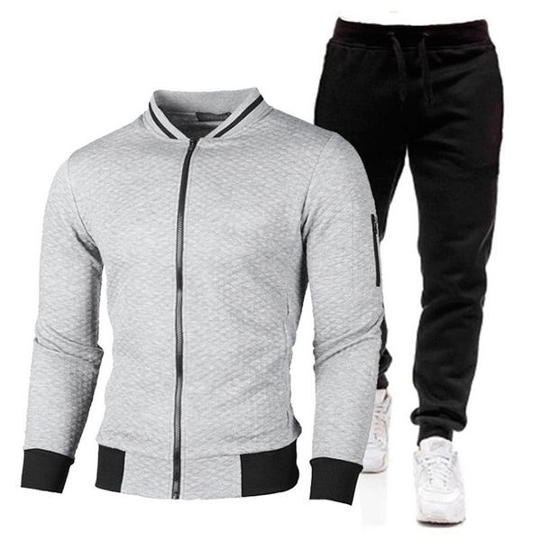 men's tracksuits 2023 european and american fashion autumn winter suit sports leisure 230421, Gray
men's tracksuits 2023 european and american fashion autumn winter suit sports leisure 230421, Gray