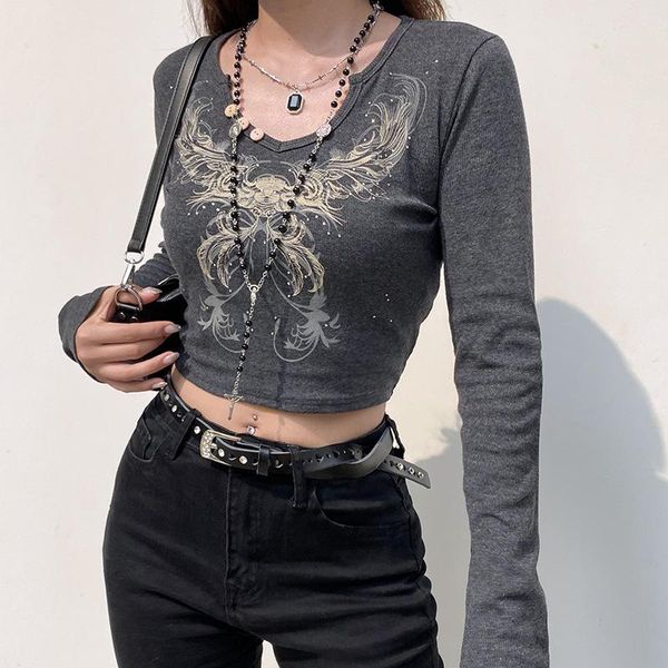 tanks y2k women grunge graphic print slim crop fit fairy tees retro aesthetic long sleeve female t shirt streetwear tank top, Black;white
tanks y2k women grunge graphic print slim crop fit fairy tees retro aesthetic long sleeve female t shirt streetwear tank top, Black;white
