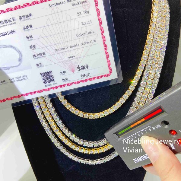 5mm width cuban 925 silver chain moissanite diamond necklace hip hop jewelry tennis chain
5mm width cuban 925 silver chain moissanite diamond necklace hip hop jewelry tennis chain