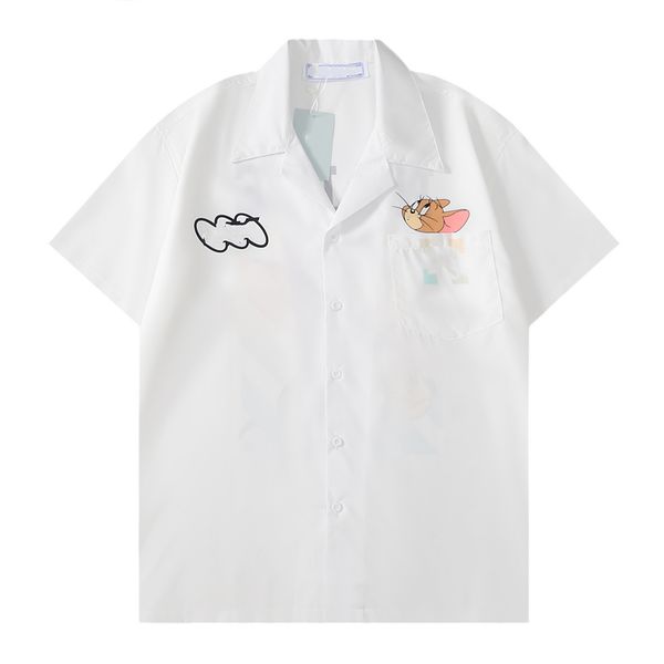 men's casual shirts classic cartoon cat and mouse fashion design shirt street side loose short sleeve cardigan beach comfortable holida, White;black
men's casual shirts classic cartoon cat and mouse fashion design shirt street side loose short sleeve cardigan beach comfortable holida, White;black