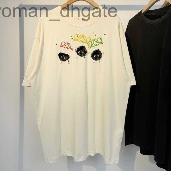 men's t-shirts designer luxury loes classic fashionable versatile men women qianyou qianqian small coal ball embroidery loose fit ggsl, White;black
men's t-shirts designer luxury loes classic fashionable versatile men women qianyou qianqian small coal ball embroidery loose fit ggsl, White;black