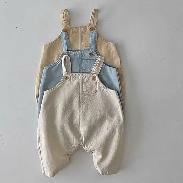 rompers summer spring children solid overalls born girl loose sleeveless jumpsuit boy baby cotton casual suspenders pants kid outfits 230421, Blue
rompers summer spring children solid overalls born girl loose sleeveless jumpsuit boy baby cotton casual suspenders pants kid outfits 230421, Blue