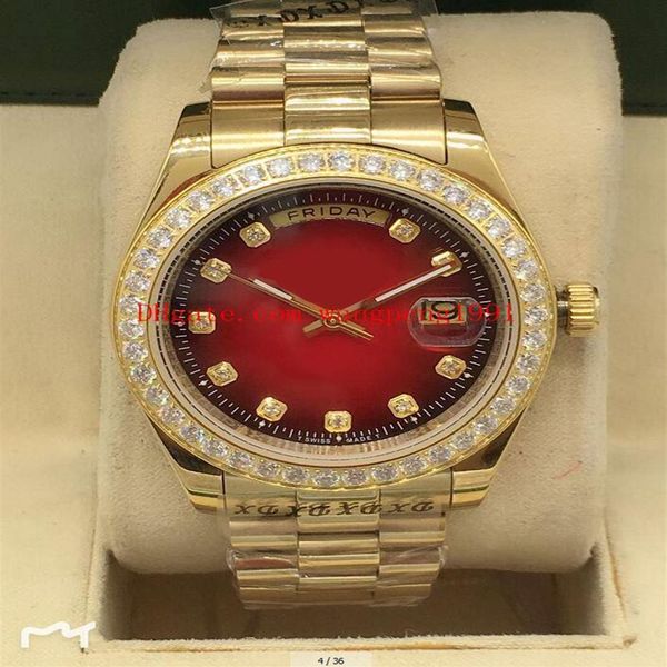 8 colors men watch 41mm gradient red color yellow gold automatic mens watch watches wristwatch244p, Slivery;brown
8 colors men watch 41mm gradient red color yellow gold automatic mens watch watches wristwatch244p, Slivery;brown