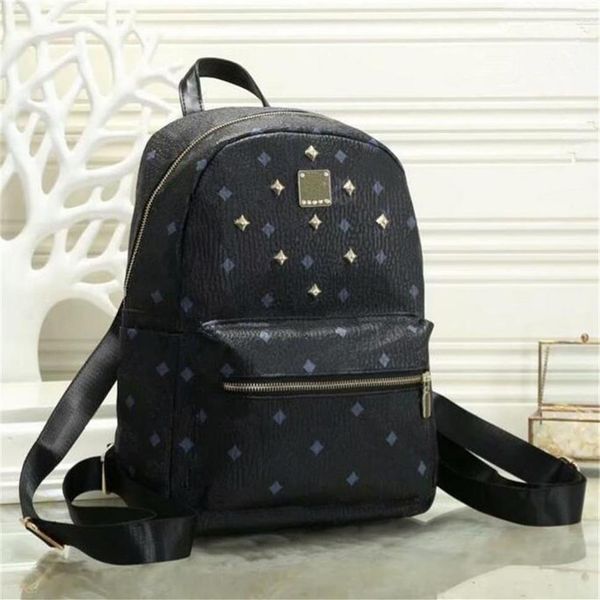 leather handbags 2 size men and women school backpack famous rivet printing backpack designer lady bags boy and girl 229p
leather handbags 2 size men and women school backpack famous rivet printing backpack designer lady bags boy and girl 229p