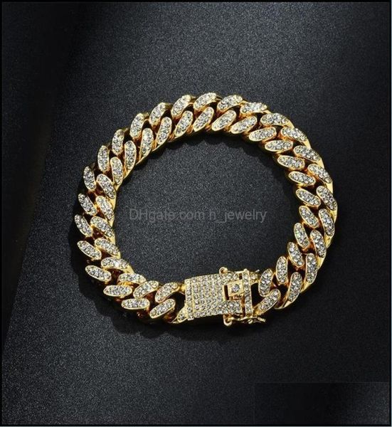 link chain mens hip hop bling gold bracelets diamond jewelry iced out miami cuban bracelet 1272 b3 drop delivery hjewelry dhfmi5116743, Black
link chain mens hip hop bling gold bracelets diamond jewelry iced out miami cuban bracelet 1272 b3 drop delivery hjewelry dhfmi5116743, Black