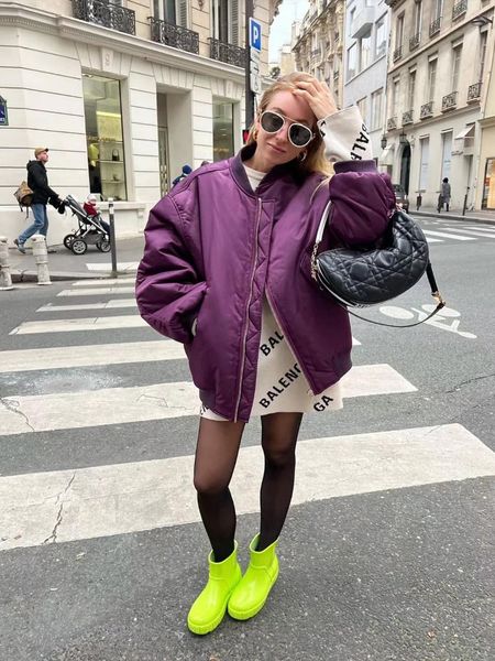 leather fashion streetwear loose jacket women 2022 autumn winter warm cotton heavy zipper coats hipster parkas outwear, Black
leather fashion streetwear loose jacket women 2022 autumn winter warm cotton heavy zipper coats hipster parkas outwear, Black