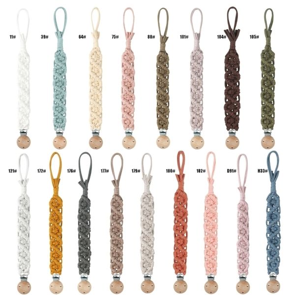 pacifier holders clips# vintage crochet baby antidrop soother chain nipple dummy holder clips woven cotton beech wood clip 230421
pacifier holders clips# vintage crochet baby antidrop soother chain nipple dummy holder clips woven cotton beech wood clip 230421