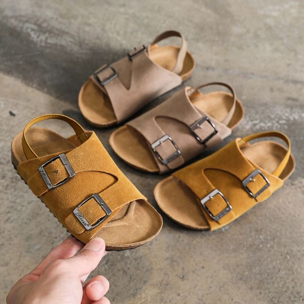 sandals nubuck pu leather sandalias kids brown cork shoes double buckle adjustable sandals boys girls beach slippers outdoor baby shoes 2304, Black;red
sandals nubuck pu leather sandalias kids brown cork shoes double buckle adjustable sandals boys girls beach slippers outdoor baby shoes 2304, Black;red