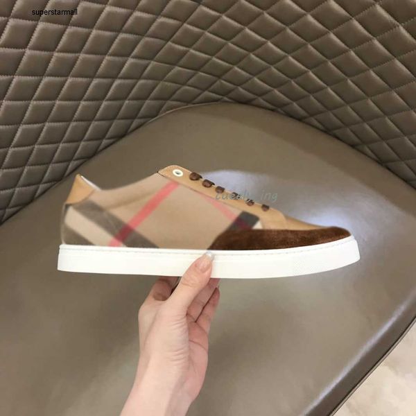 flat 2023 burbrerys outdoor men's formal wear plaid casual canvas shoes luxury designer running shoes size 4, Black
flat 2023 burbrerys outdoor men's formal wear plaid casual canvas shoes luxury designer running shoes size 4, Black