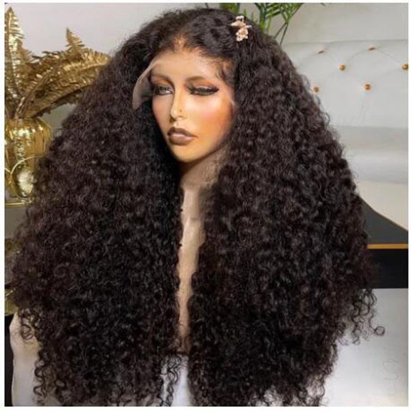 lace s soft glueless natural black 26" long kinky curly deep front for women babyhair preplucked daily cosplay 230420, Black;brown
lace s soft glueless natural black 26" long kinky curly deep front for women babyhair preplucked daily cosplay 230420, Black;brown