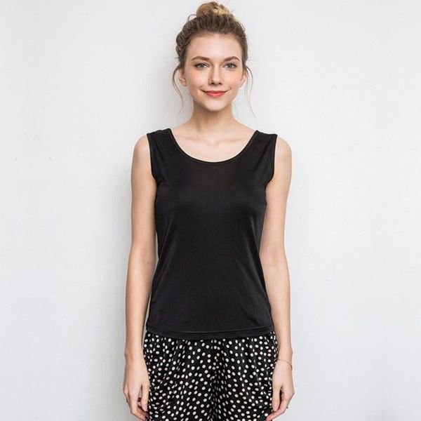 tanks silk knitted sleeveless women tank basic camisoles summer shirts solid color fashion style multicolor, Black;white
tanks silk knitted sleeveless women tank basic camisoles summer shirts solid color fashion style multicolor, Black;white