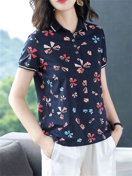 polos woman summer polo shirts lady casual short sleeve flower printed polo tshirts df4526, White
polos woman summer polo shirts lady casual short sleeve flower printed polo tshirts df4526, White