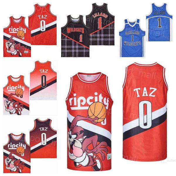 high school basketball 0 ripcity taz jersey oakland wildcats damian lillard 1 shirt uniform black red blue team away hiphop pullover moive c
high school basketball 0 ripcity taz jersey oakland wildcats damian lillard 1 shirt uniform black red blue team away hiphop pullover moive c