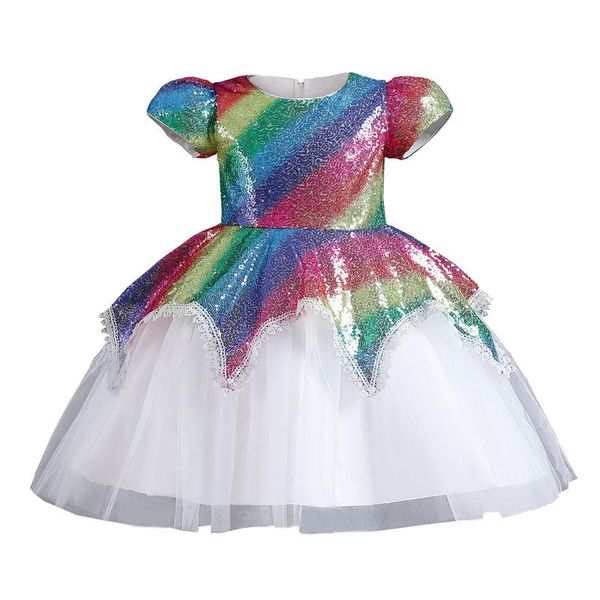 girl's dresses baby girls formal clothes wear summer puff sleeves sequins irregular skirt puffy mesh princess show e18488, Red;yellow
girl's dresses baby girls formal clothes wear summer puff sleeves sequins irregular skirt puffy mesh princess show e18488, Red;yellow