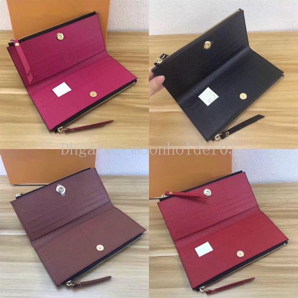 designer wallet women classic lady luxury purses long zippy wallets ladies multi color coin purse card holder bag fashion zipper c294q, Red;black
designer wallet women classic lady luxury purses long zippy wallets ladies multi color coin purse card holder bag fashion zipper c294q, Red;black