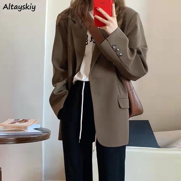 pants blazers women retro british style solid brown single breasted loose suit blazer elegant high street notched outwear office lady, White
pants blazers women retro british style solid brown single breasted loose suit blazer elegant high street notched outwear office lady, White