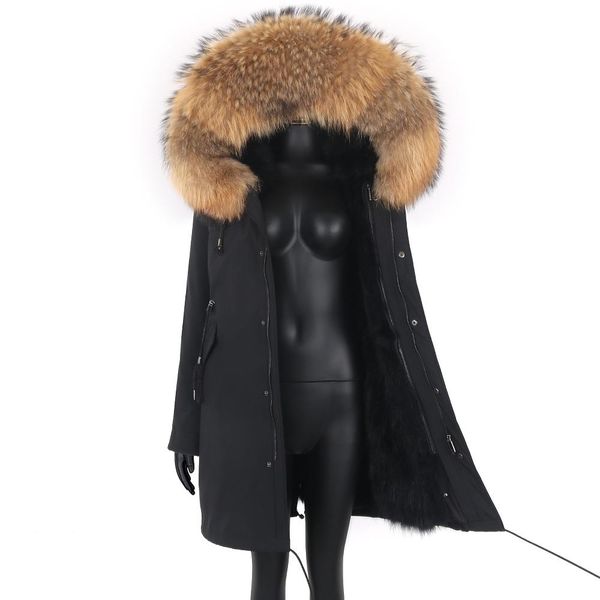 fur thick warm real fox fur liner 2022 real fur coat winter jacket women long parka waterproof big natural raccoon fur collar hood, Black
fur thick warm real fox fur liner 2022 real fur coat winter jacket women long parka waterproof big natural raccoon fur collar hood, Black
