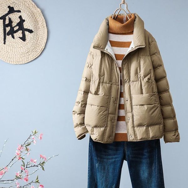 parkas autumn winter women singlebreasted bigsize warm coat thicken white duck down jacket parka lady long sleeve lightweight outwears, Black
parkas autumn winter women singlebreasted bigsize warm coat thicken white duck down jacket parka lady long sleeve lightweight outwears, Black