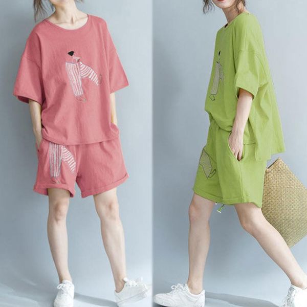 dress two piece set oversized thin suit loose tracksuit casual women's clothing shortsleeved tshirt shorts 2022 summer, White
dress two piece set oversized thin suit loose tracksuit casual women's clothing shortsleeved tshirt shorts 2022 summer, White