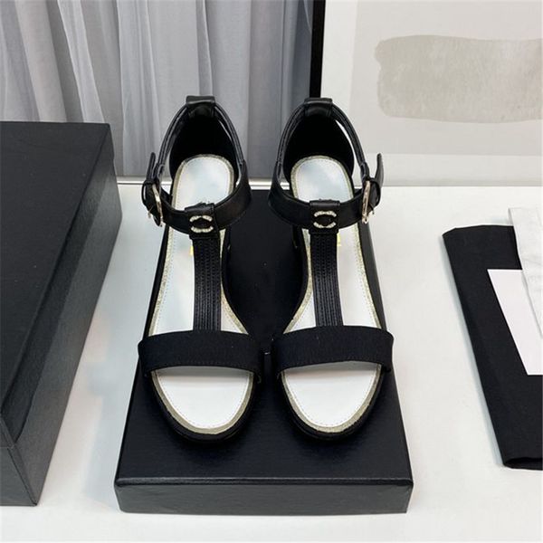 fashion sandals luxury design 2023 channel women high heel leather letter logo wedding party casual slippers 011-013, Black
fashion sandals luxury design 2023 channel women high heel leather letter logo wedding party casual slippers 011-013, Black