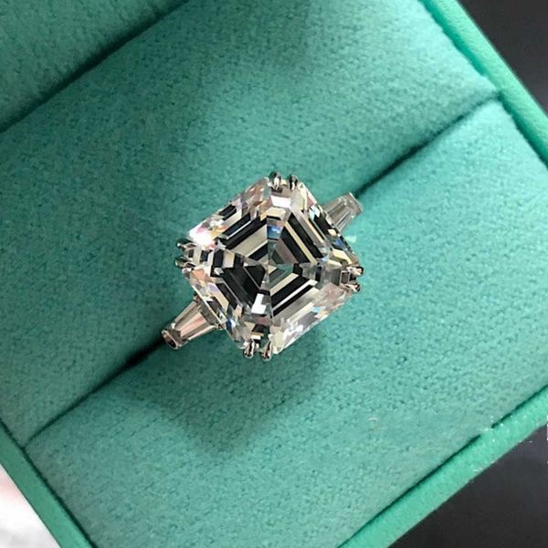 wedding rings original 925 silver square ring asscher cut simulated diamond engagement cocktail women z finger fine jewelry with box 39ess, Slivery;golden
wedding rings original 925 silver square ring asscher cut simulated diamond engagement cocktail women z finger fine jewelry with box 39ess, Slivery;golden