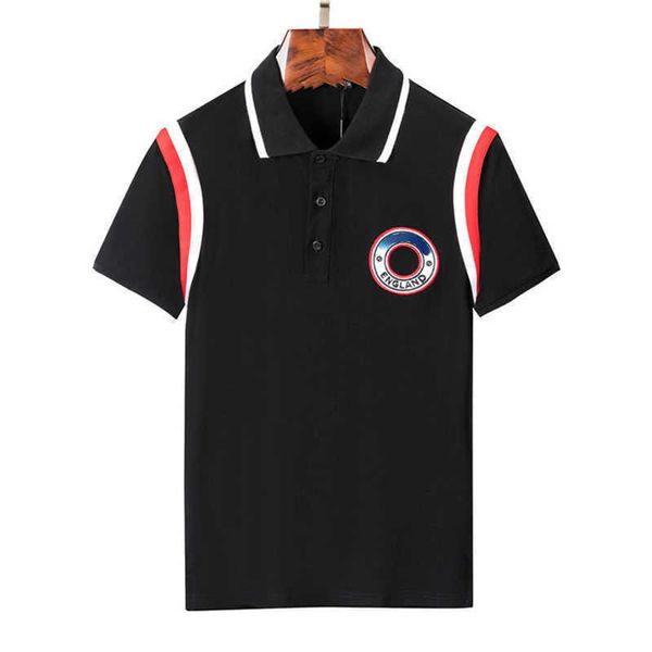 high version men polo shirt casual t shirt tb embroidered short sleeved tshirt burb designer t shirts color-blocking cotton sweatshirt butto, White;black
high version men polo shirt casual t shirt tb embroidered short sleeved tshirt burb designer t shirts color-blocking cotton sweatshirt butto, White;black