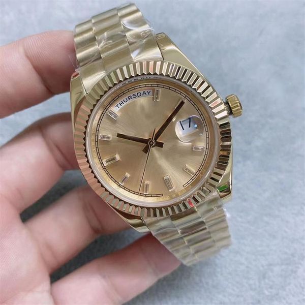 u1 men watch 41mm crystal cubes automatic movement double dat gold dial 316 stainless band2827, Slivery;brown
u1 men watch 41mm crystal cubes automatic movement double dat gold dial 316 stainless band2827, Slivery;brown