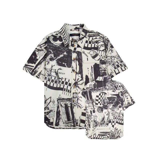 louise vuitton2023 new style full body jacquard collage pattern trend loose jeans short-sleeved t-shirt men and women lovers, designers styl, White;black
louise vuitton2023 new style full body jacquard collage pattern trend loose jeans short-sleeved t-shirt men and women lovers, designers styl, White;black