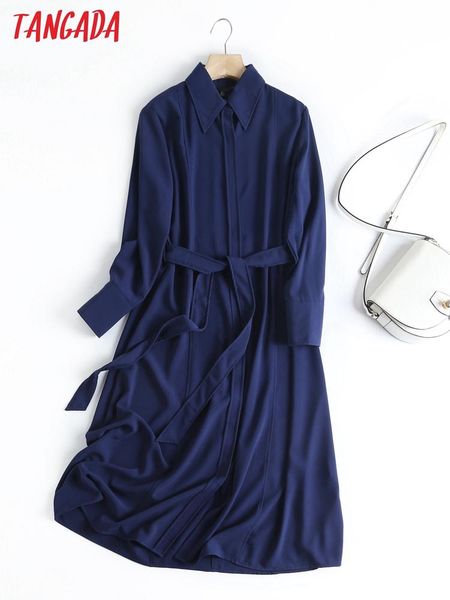 dresses tangada 2022 fashion women elegant shirt dress with slash vintage long sleeve office ladies midi dress 6d59, Black;gray
dresses tangada 2022 fashion women elegant shirt dress with slash vintage long sleeve office ladies midi dress 6d59, Black;gray