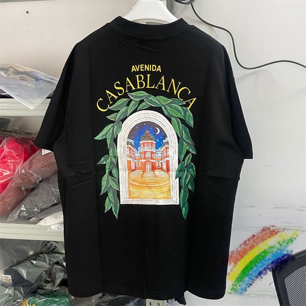 mens tshirts castle print casablanca t shirt men women quality oversized tshirt tees 230420, White;black
mens tshirts castle print casablanca t shirt men women quality oversized tshirt tees 230420, White;black