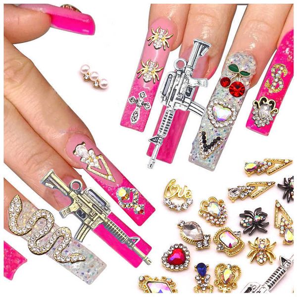 nail art decorations 10 pack 3d metal manicure jewelry luxury alloy nail art decoration accessories shiny rhinestones gem design fashion nai, Silver;gold
nail art decorations 10 pack 3d metal manicure jewelry luxury alloy nail art decoration accessories shiny rhinestones gem design fashion nai, Silver;gold