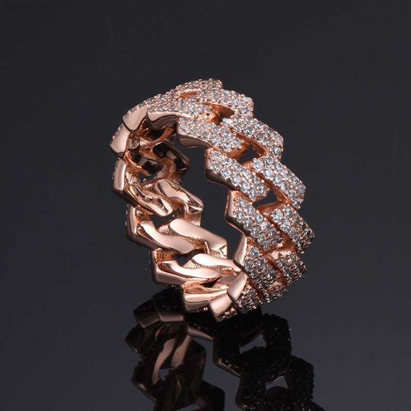 men jewelry hip hop 18k gold plated iced out cuban link chain ring cubic zirconia diamond baguetteccrystal finger rings, Silver
men jewelry hip hop 18k gold plated iced out cuban link chain ring cubic zirconia diamond baguetteccrystal finger rings, Silver